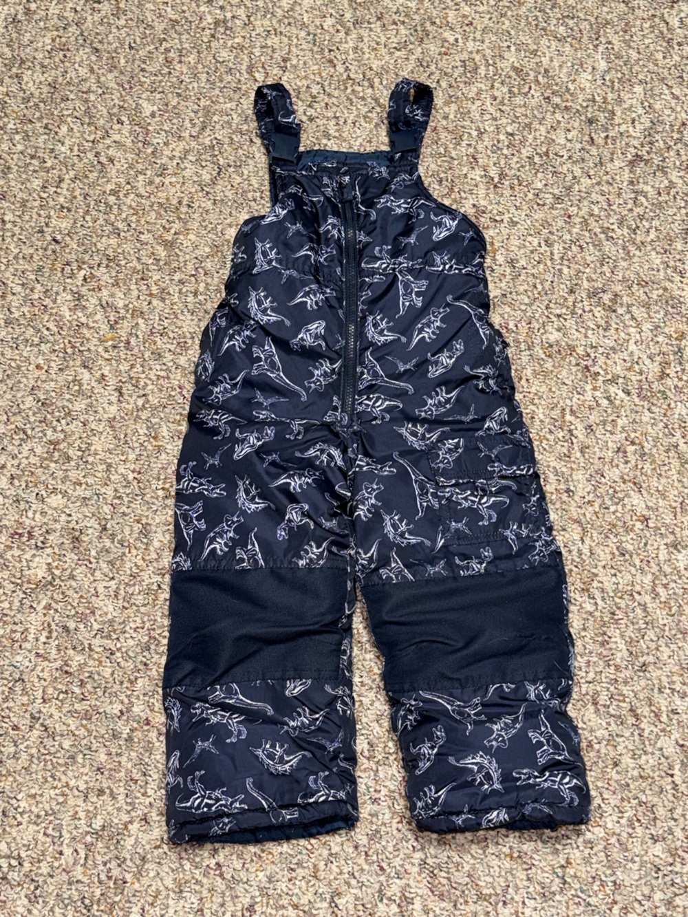 Boys girls London Fog 4T Black Printed Kids Snow‎ Bib Overalls snow pants